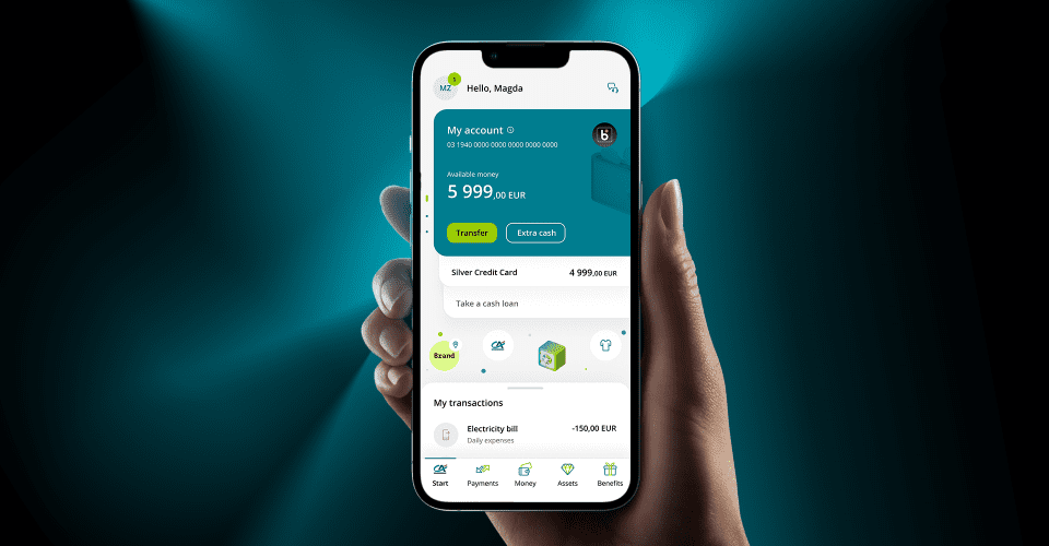 A new, higher level of banking: an innovative application from Credit Agricole Bank Polska created in cooperation with Efigence