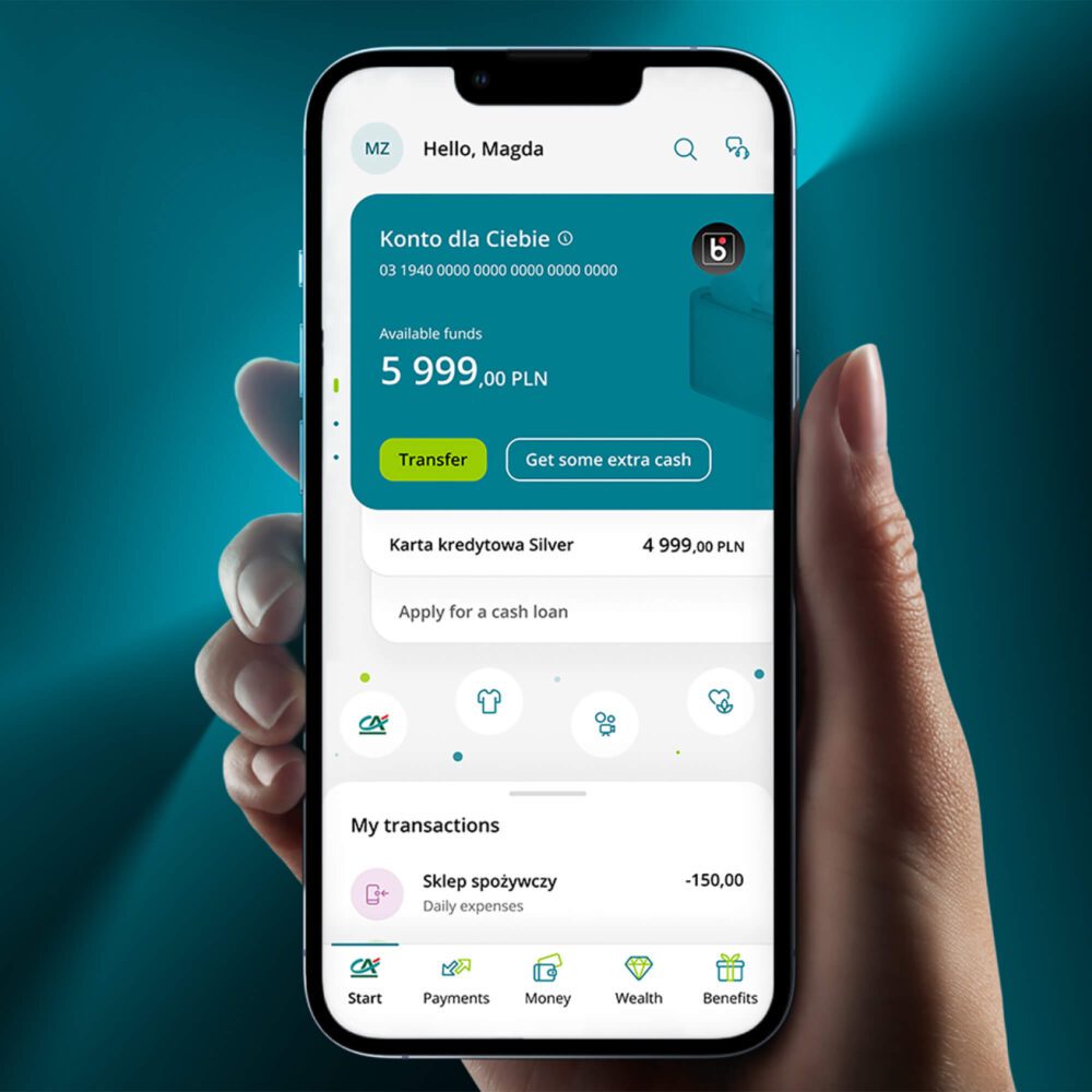 Outside-of-the-box approach to Credit Agricole’s mobile app design - Preview Image