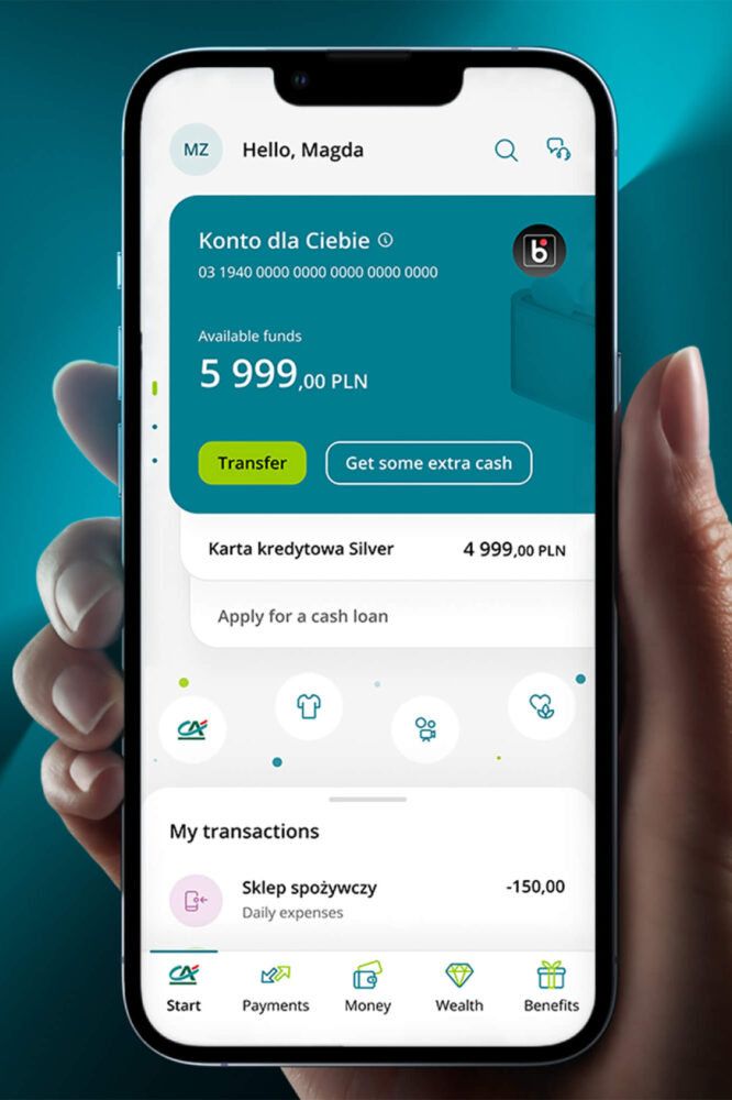 Outside-of-the-box approach to Credit Agricole’s mobile app design - Preview Image